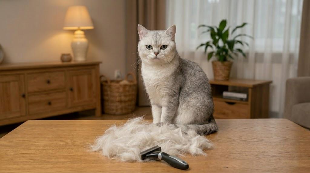 Грижи и сресване на британска котка